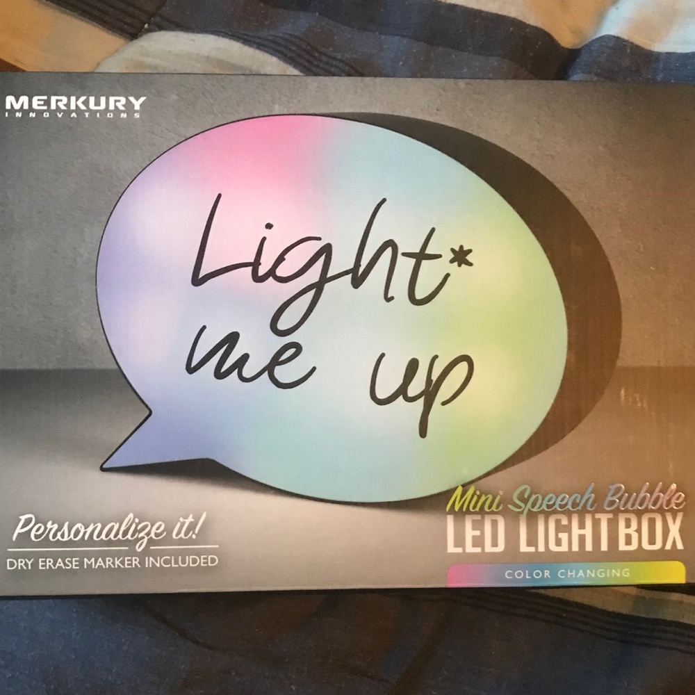 ⚜️Merkury innovations”Speech Bubble Led Light!